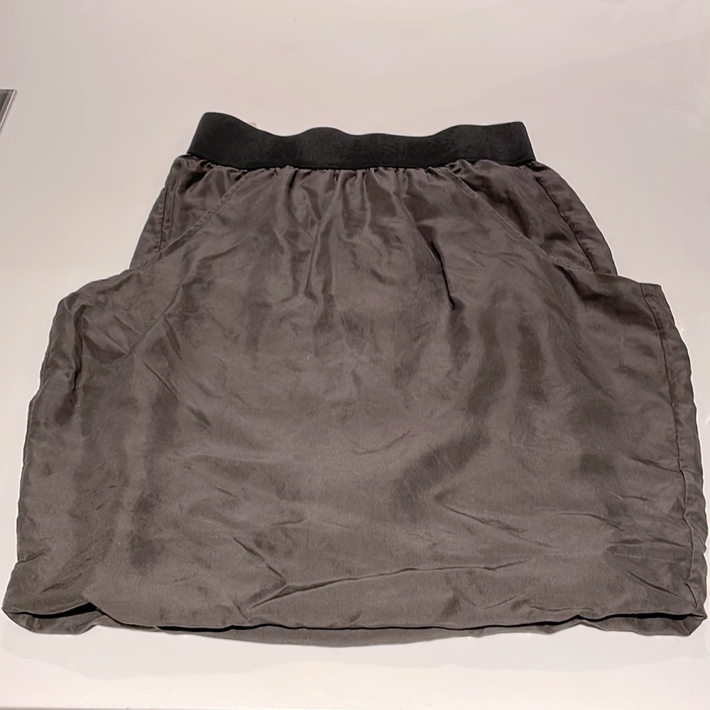 (2/$30) Wilfred/Aritzia 100% Silk Pocket Skirt - 4